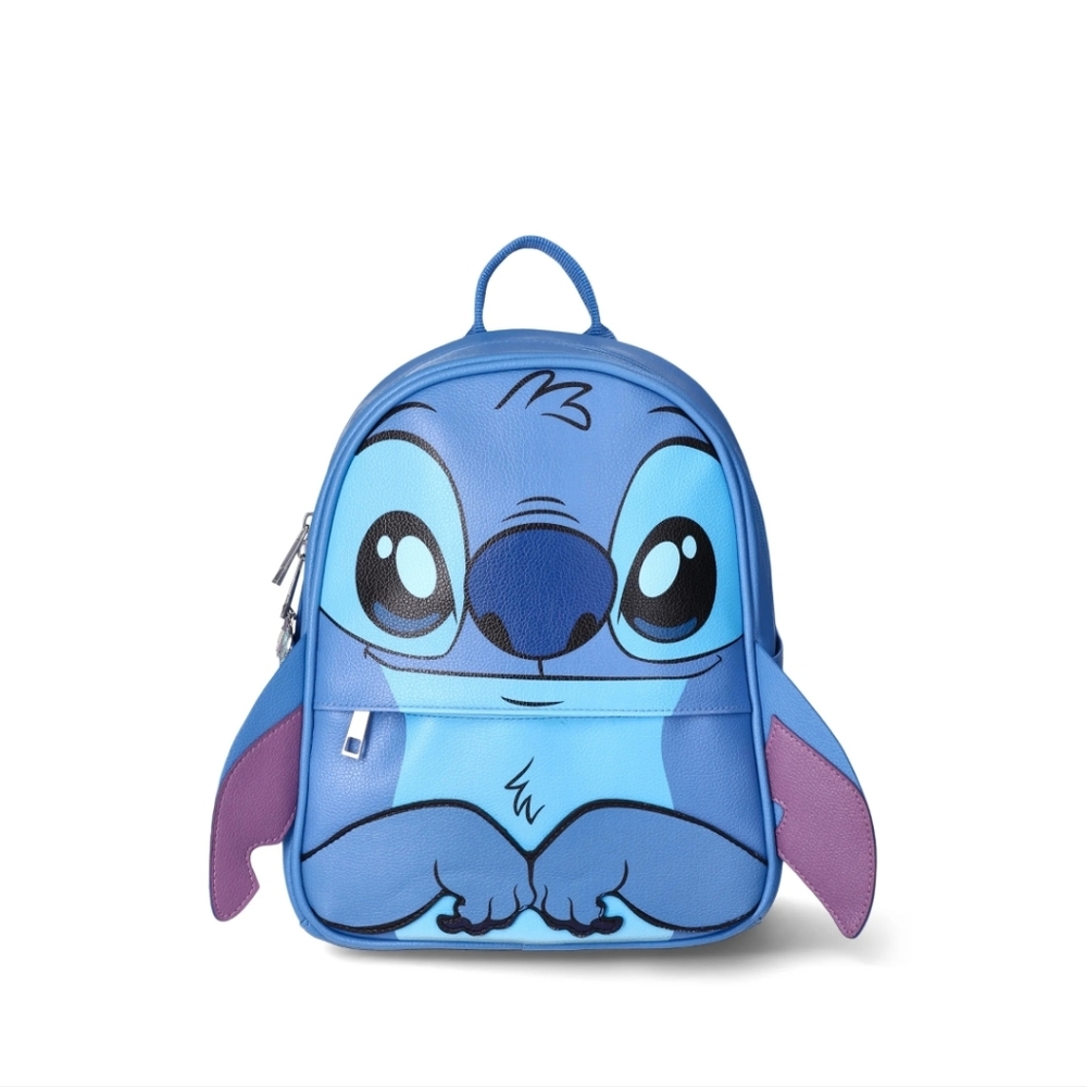 Disney Lilo & Stitch Women's Big Eyes 10.5" Mini Backpack, Blue